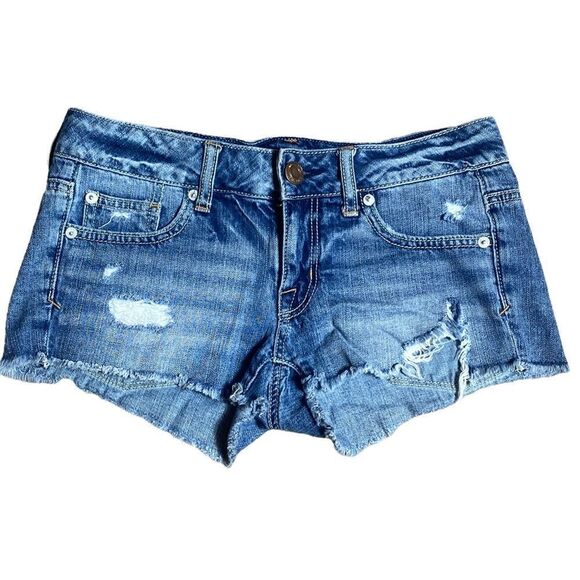 American eagle outfitters cutoff distressed shorts size 2 - Picture 1 of 4